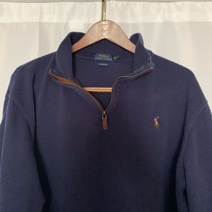 POLO RL Men’s XXL Navy Quarter-Zip Pullover